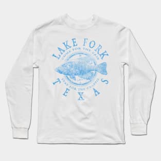 Lake Fork, Texas, Crappie Fishing Long Sleeve T-Shirt